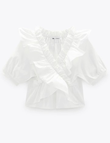 Camasa Zara, alb, L