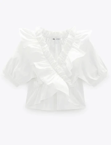 Camasa Zara, alb, L