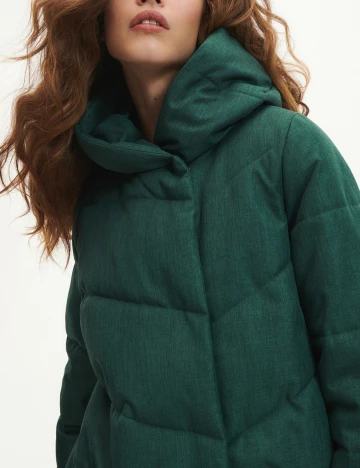 Geaca Reserved, verde, 36