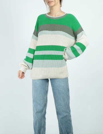 Pulover Oversize s.Oliver, verde, 38