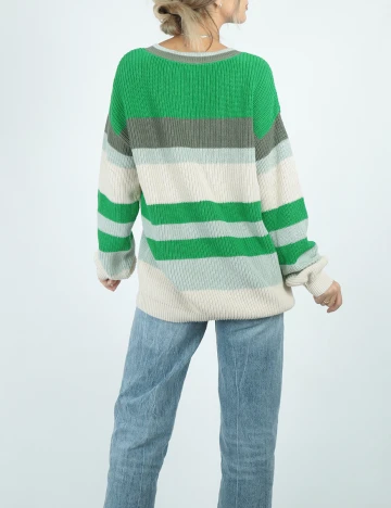 Pulover Oversize s.Oliver, verde, 38