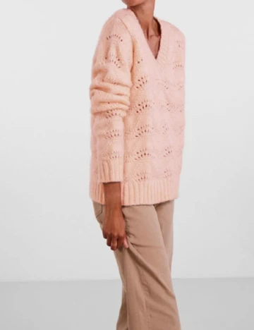 Pulover Pieces, piersica, M Roz