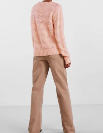 Pulover Pieces, piersica, M Roz