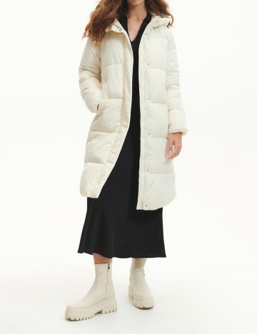 
						Geaca Reserved, ecru