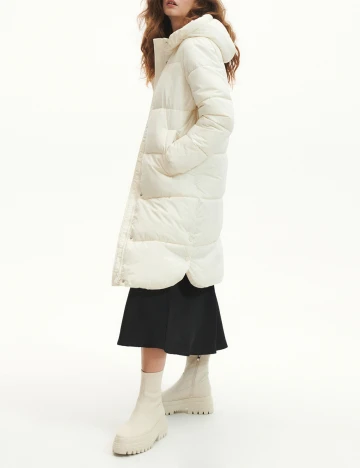 Geaca Reserved, ecru