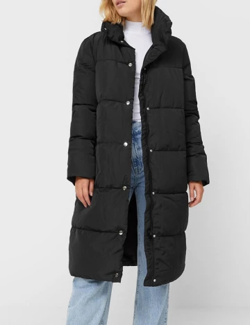 Geaca Stradivarius, negru, XS
