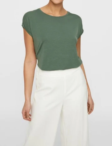 Tricou Vero Moda, verde, M