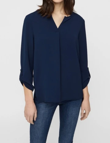Camasa Vero Moda, bleumarin, M