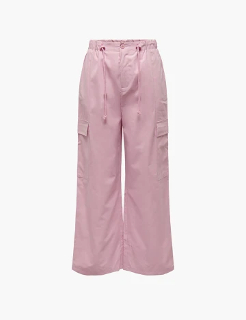 Pantaloni Only, roz, S/32