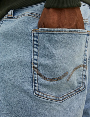Blugi Jack&Jones Plus Size Men, albastru