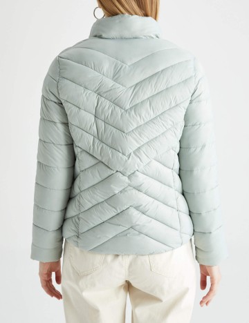 Geaca DeFacto, verde opalin, M