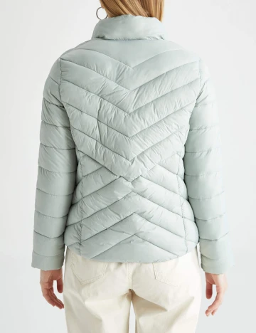 Geaca DeFacto, verde opalin, M