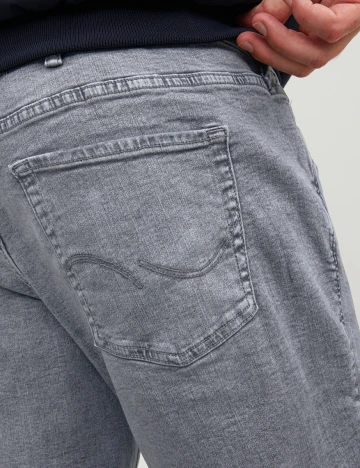 Blugi Jack&Jones Plus Size Men, gri