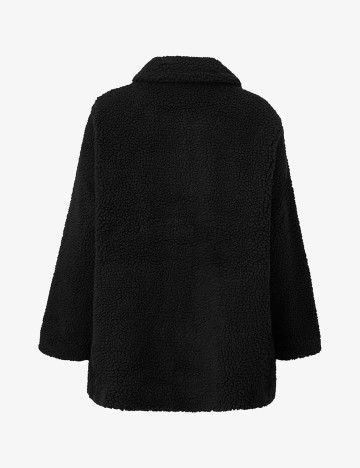 Palton Only Carmakoma, negru, M-46/48