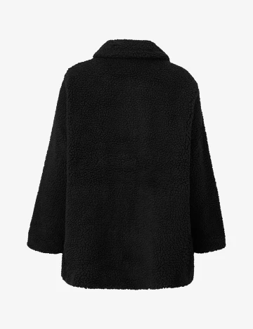 Palton Only Carmakoma, negru, M-46/48