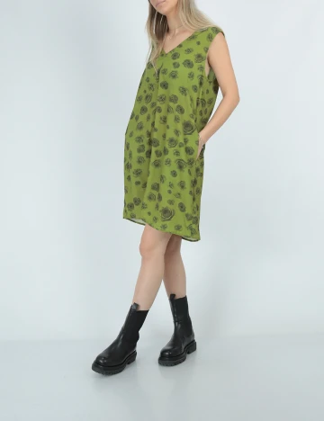 Rochie scurta Vero Moda, verde, M
