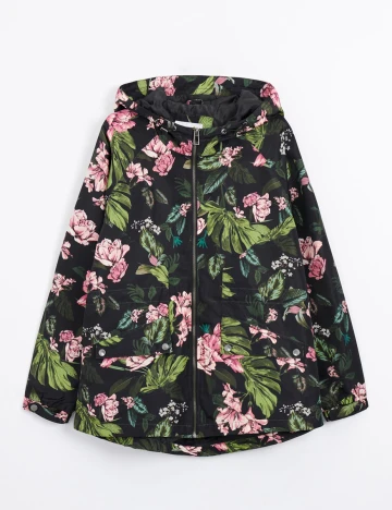 Jacheta House Brand, negru floral, L