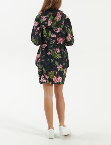 Jacheta House Brand, negru floral, L
