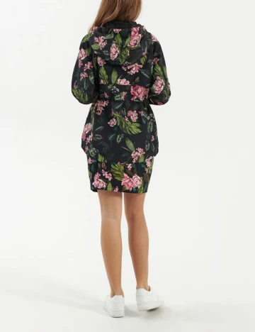 Jacheta House Brand, negru floral, L