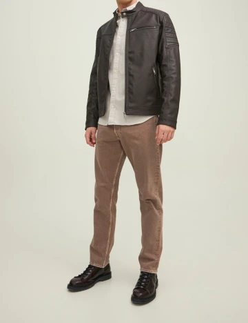 Jacheta Jack&Jones, maro inchis Maro