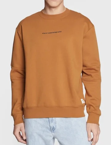 Bluza !Solid, maro, M