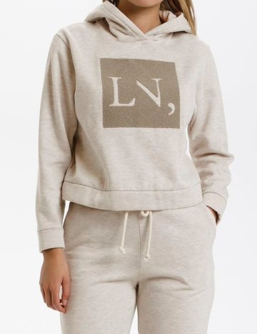 Hanorac Lounge Nine, crem, M
