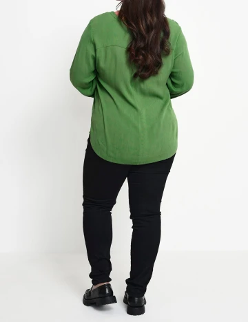 Bluza Kaffe Curve, verde, 44