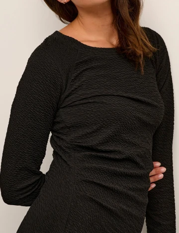 Rochie scurta Bon a Parte, negru, XXL