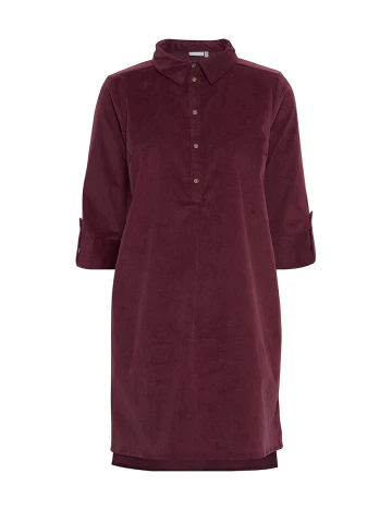 Rochie scurta Fransa, pruna, XS