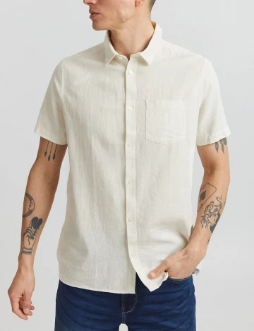 Camasa !Solid, ecru, XL