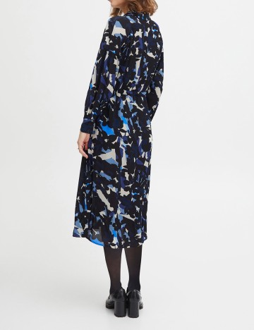 Rochie medie Fransa, bleumarin, XL