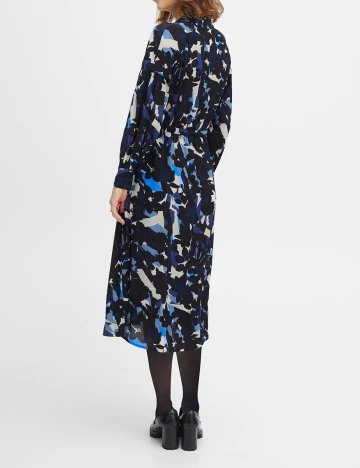 Rochie medie Fransa, bleumarin, XL