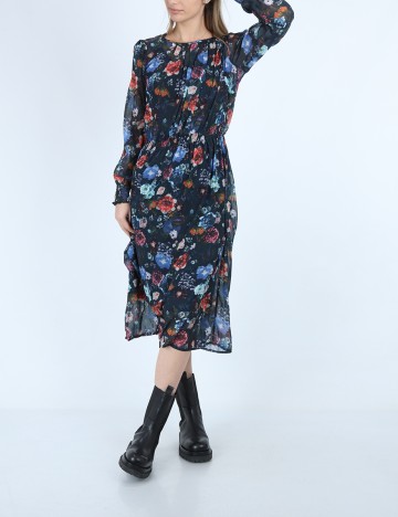 Rochie medie Top Secret, bleumarin, 34