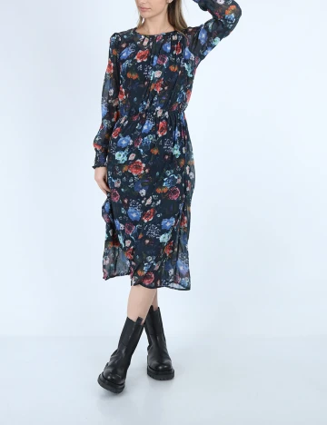 Rochie medie Top Secret, bleumarin, 34