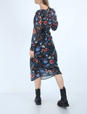 Rochie medie Top Secret, bleumarin, 34