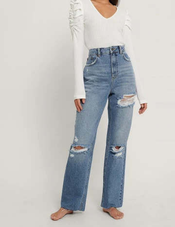 Blugi NA-KD, albastru, 36