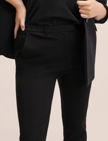 Pantaloni Mango, negru