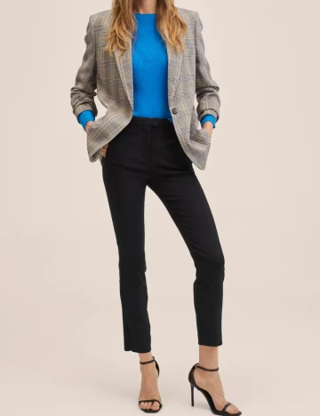 Pantaloni Mango, negru
