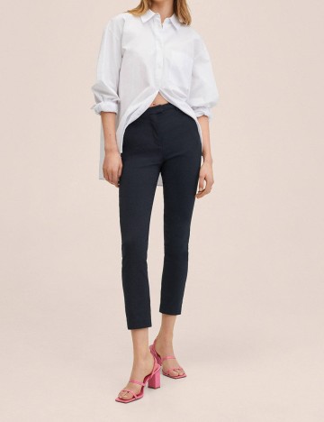 Pantaloni Mango, bleumarin