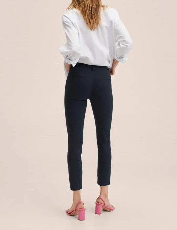 Pantaloni Mango, bleumarin