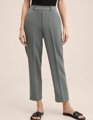 Pantaloni Mango, verde, XL