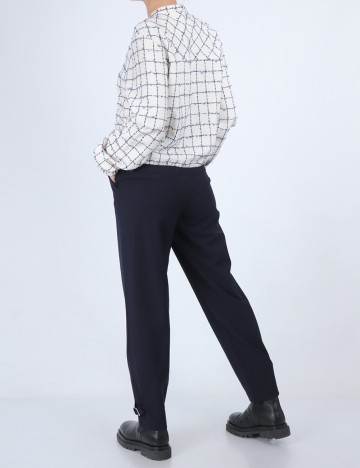 Pantaloni Comma, bleumarin, 34