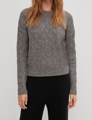 Pulover Comma, gri, S