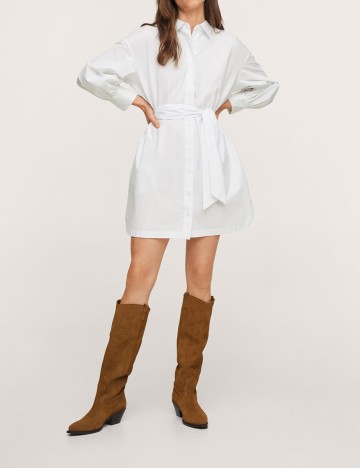 Rochie scurta Mango, alb