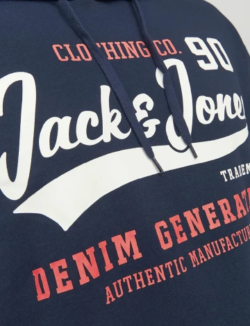 Hanorac Jack&Jones Plus Size Men, bleumarin