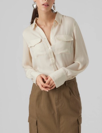 Camasa Vero Moda, crem