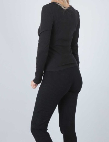 Bluza Pieces, negru