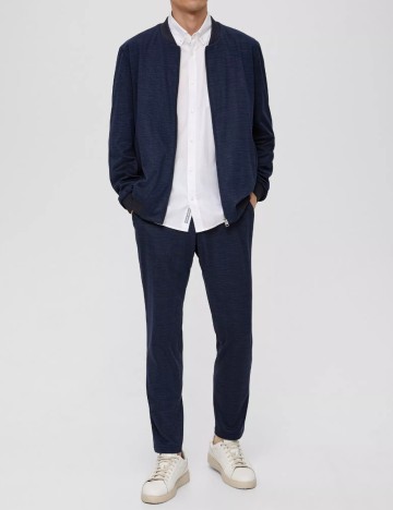 Pantaloni s.Oliver, bleumarin