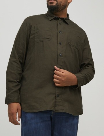 Camasa Jack&Jones Plus Size Men, verde