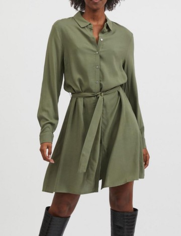 Rochie scurta Vila, verde